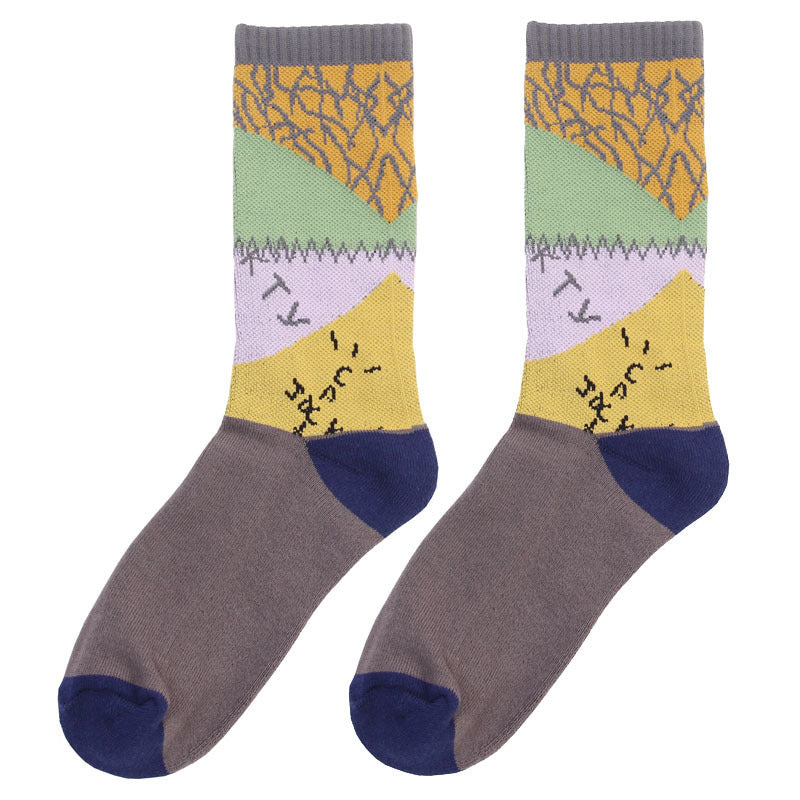 Cotton stitching socks