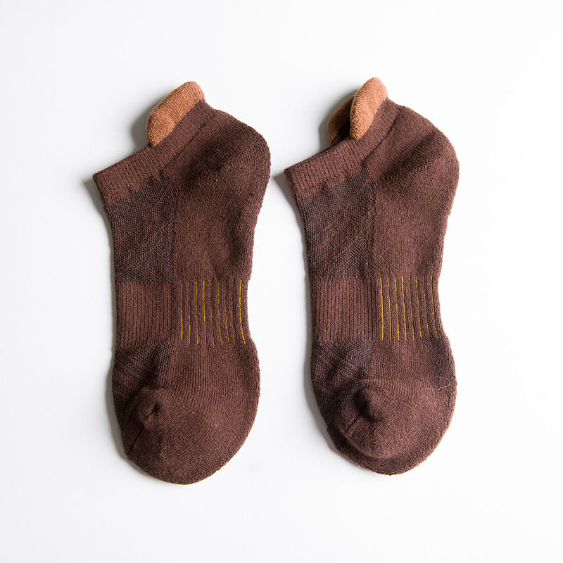 Towel bottom flower sports boat socks