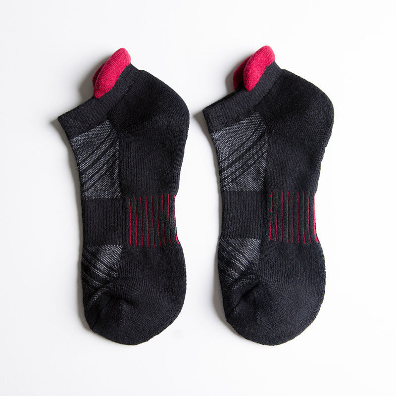 Towel bottom flower sports boat socks