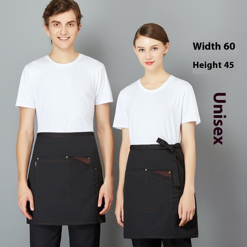 Canvas Half Apron Fashion Waiter Half Body Apron