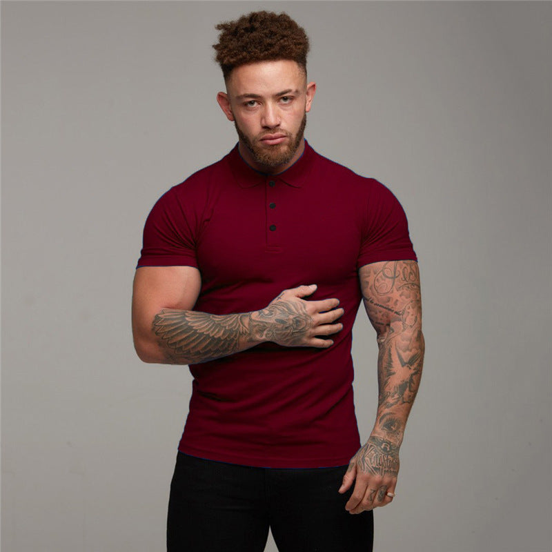 Sports Polo Shirt Summer Short-sleeved Tops Men Clothing