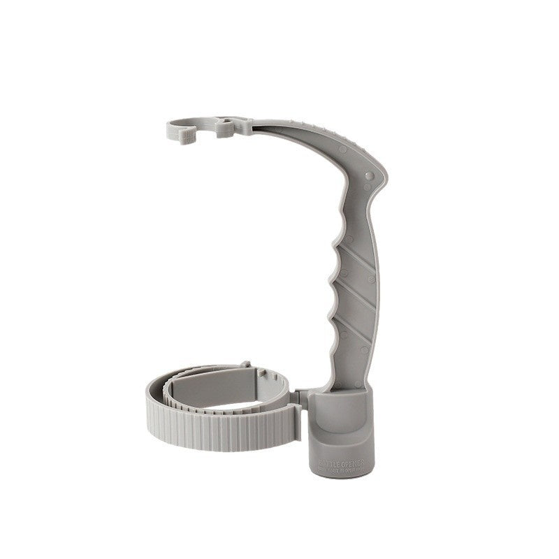 Beverage Bottle Inverted Cup Handle