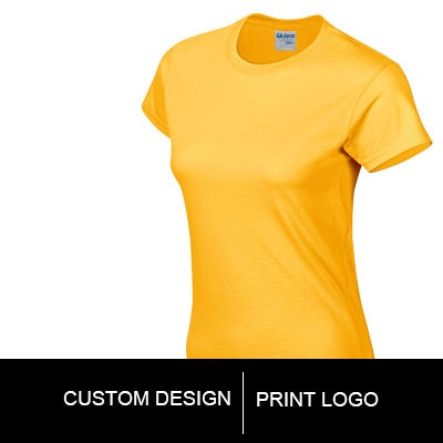 Pure Color Women T-shirt, Custom, Cotton T-shirt