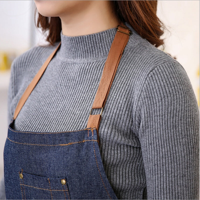 Denim apron