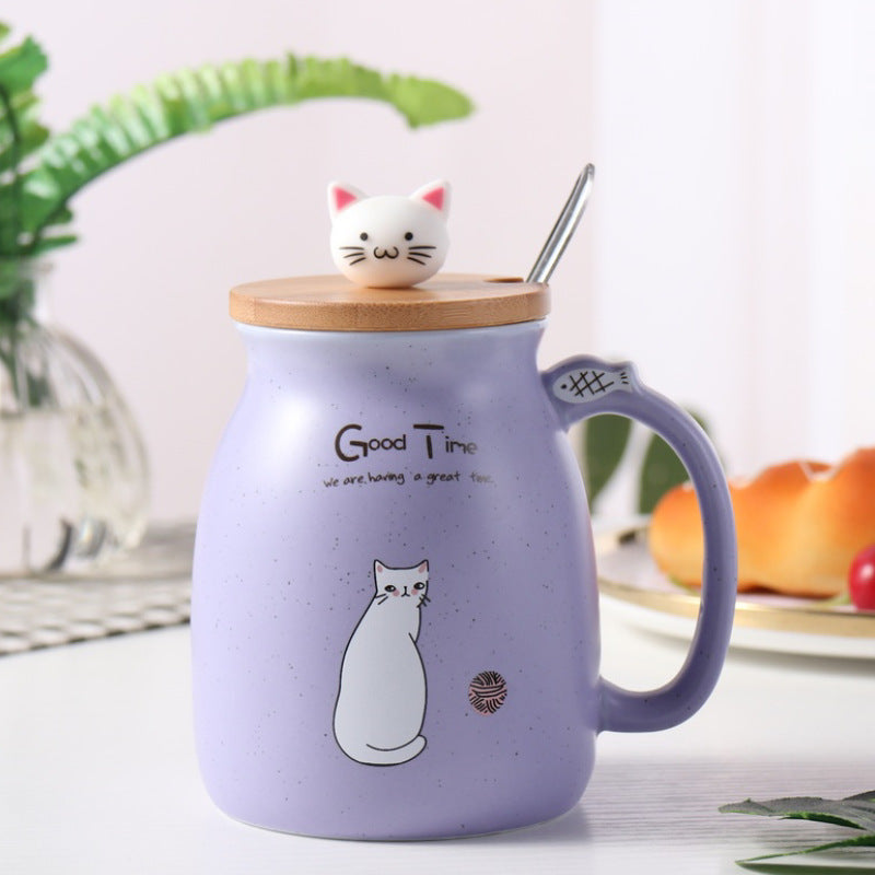 Milk Mug Cute Cartoon Ceramic Mug Breakfast