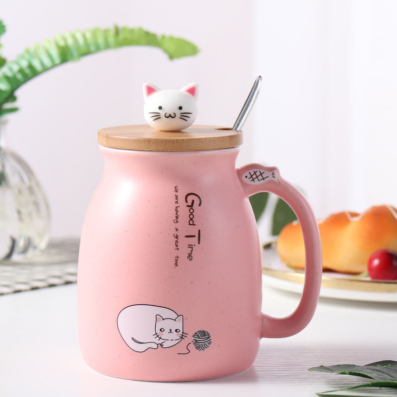 Milk Mug Cute Cartoon Ceramic Mug Breakfast