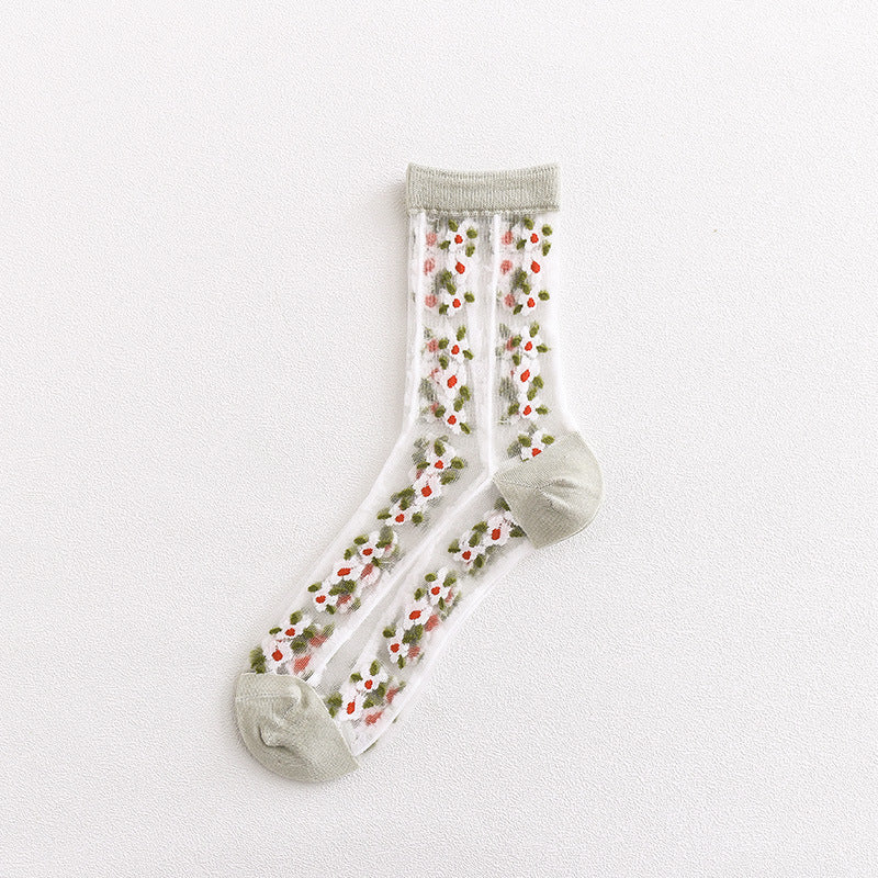 Transparent Socks Women's Tube Socks