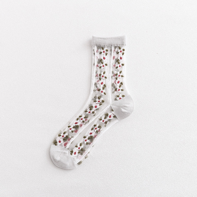 Transparent Socks Women's Tube Socks