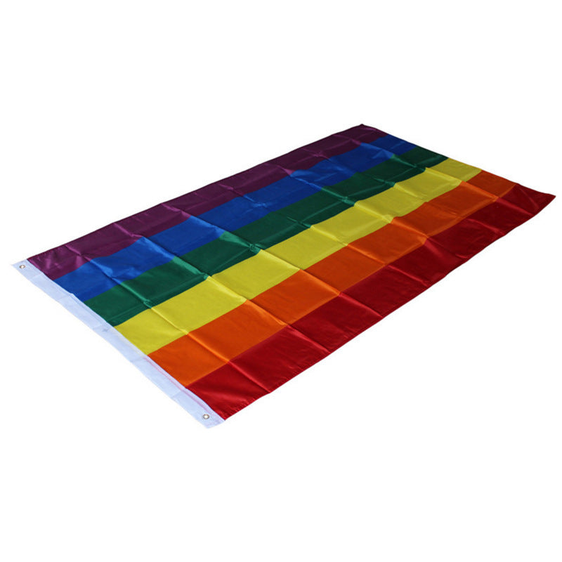 Rainbow Flag Gay Flag No. 4 Polyester Flag