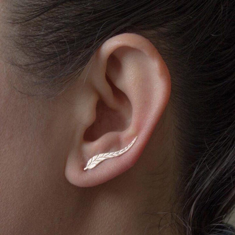 Natural Landscape Mountain Ear Climber Earring