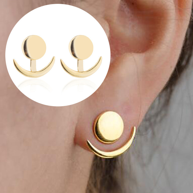 Natural Landscape Mountain Ear Climber Earring