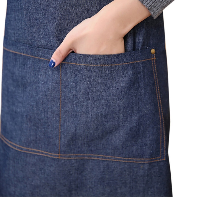 Denim apron