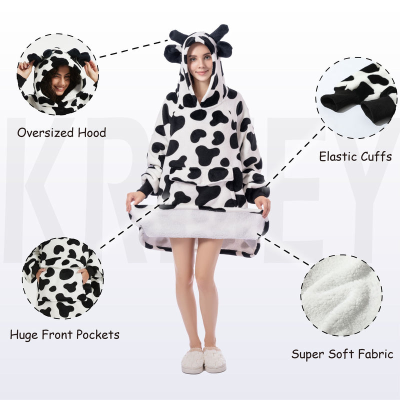 Krifey Wearable Blanket Hoodie,