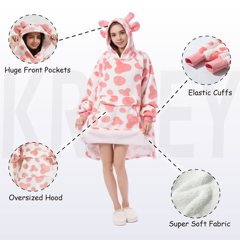 Krifey Wearable Blanket Hoodie,