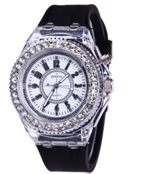 LED Luminous Watches Geneva Women Quartz Watch