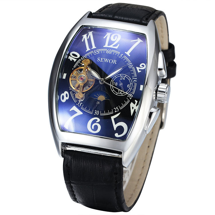 Si SEWOR Men Mechanical Watches Tourbillon Watch