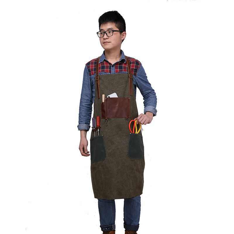 Craftsman Apron Designer Coffee Shop Canvas