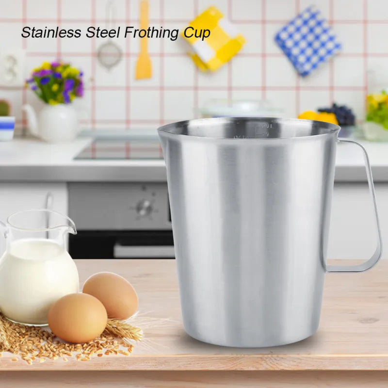 2000ml Large Stainless Steel Measuring Cup Mug