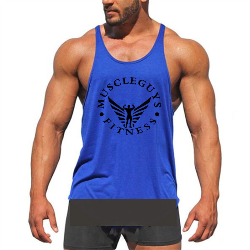 Men's Sleeveless Racerback Tank Top