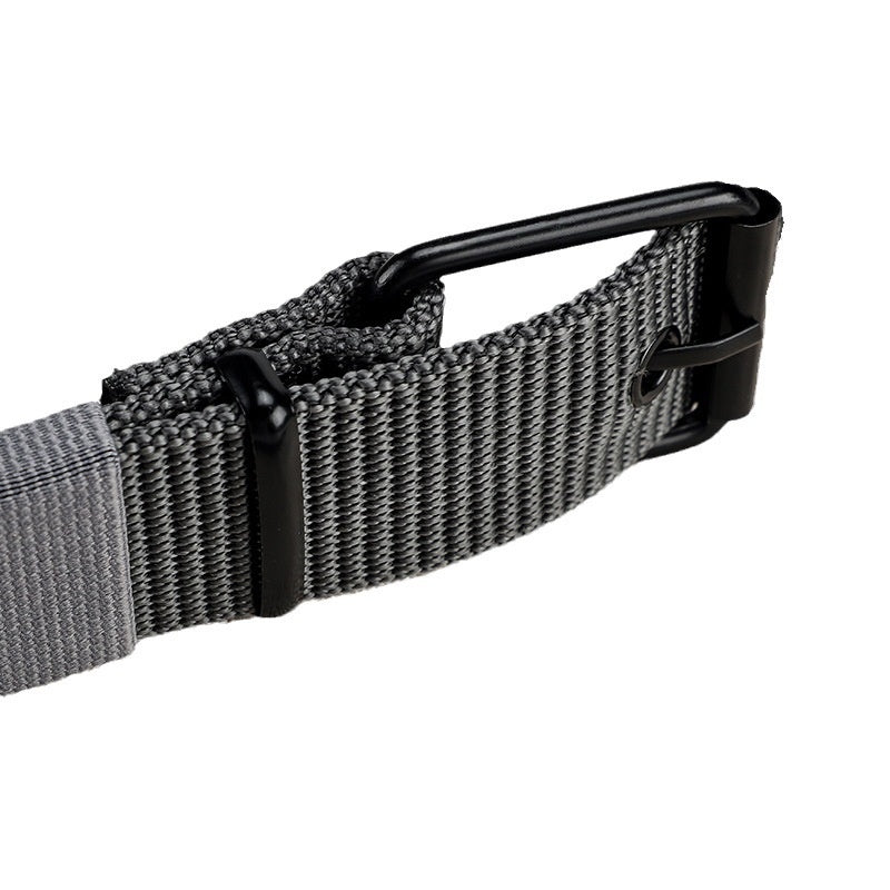 Lengthened Porous Pin Buckle Canvas Belt