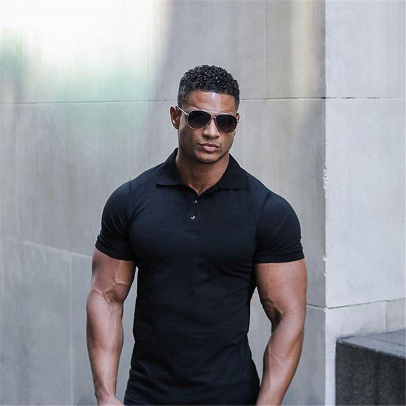 Sports Polo Shirt Summer Short-sleeved Tops Men Clothing