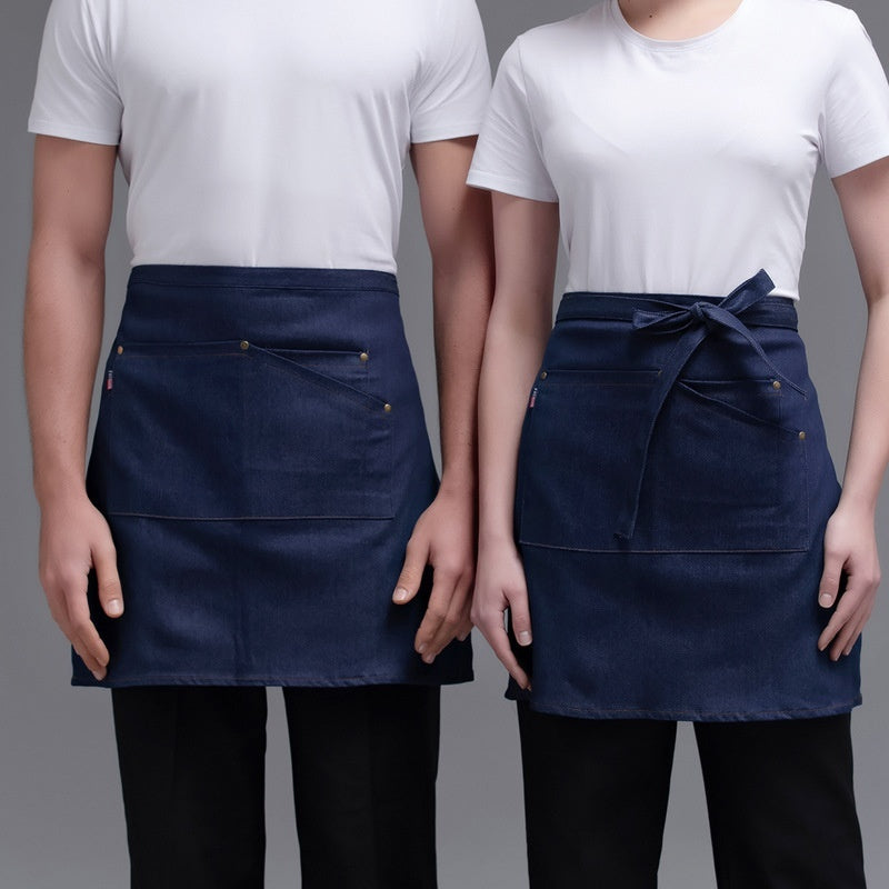 Canvas Half Apron Fashion Waiter Half Body Apron