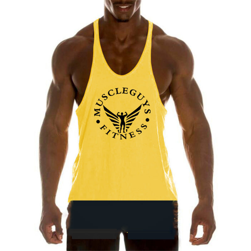 Men's Sleeveless Racerback Tank Top