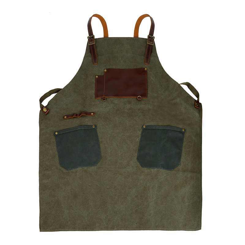 Craftsman Apron Designer Coffee Shop Canvas