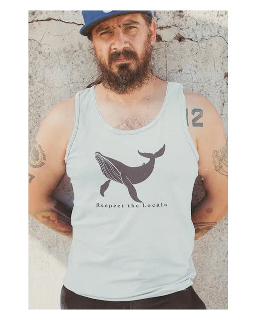 Respect The Locals Unisex Organic Tank