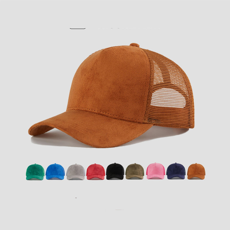 Suede Vintage Men And Women Baseball Cap